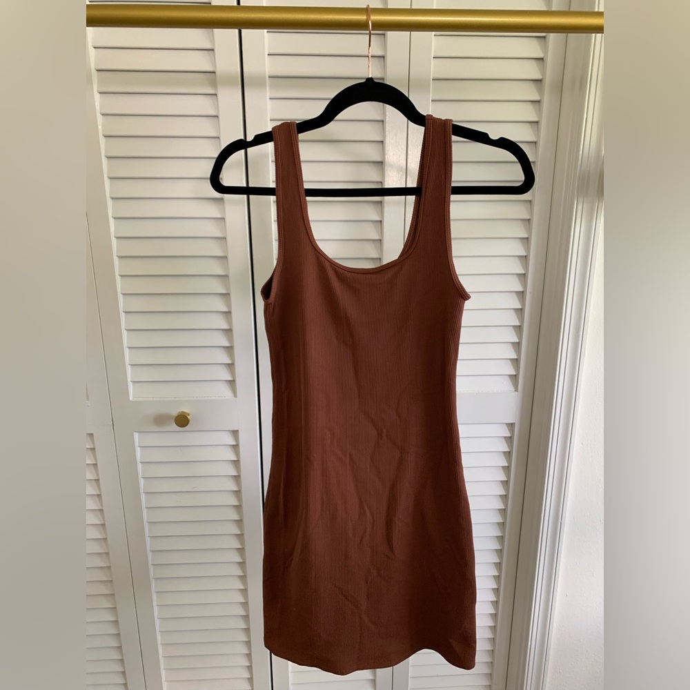 Abercrombie & Fitch Brown Stretch Tank Dress Size S